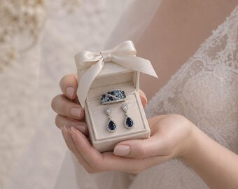 Evening Event Jewelry, Elegant Party Necklace & Earrings, Gift for her, Special Occasion Jewelry Accessories