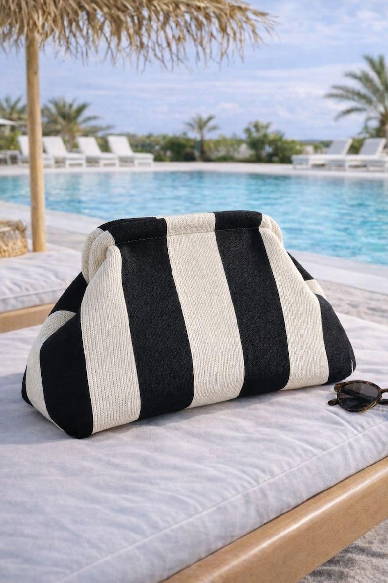 Beach Cosmetic Bag, Summer Clutch, Travel Organizer, Vacation Bag for Women, Mother Day Gift