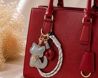 Custom Name Keychain, Trendy Bag Decor, Handmade Stylish Gift, Ready-to-gift