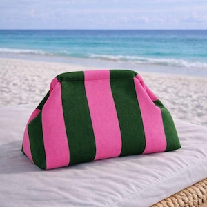 Beach Cosmetic Bag, Summer Clutch, Travel Organizer, Vacation Bag for Women, Mother Day Gift