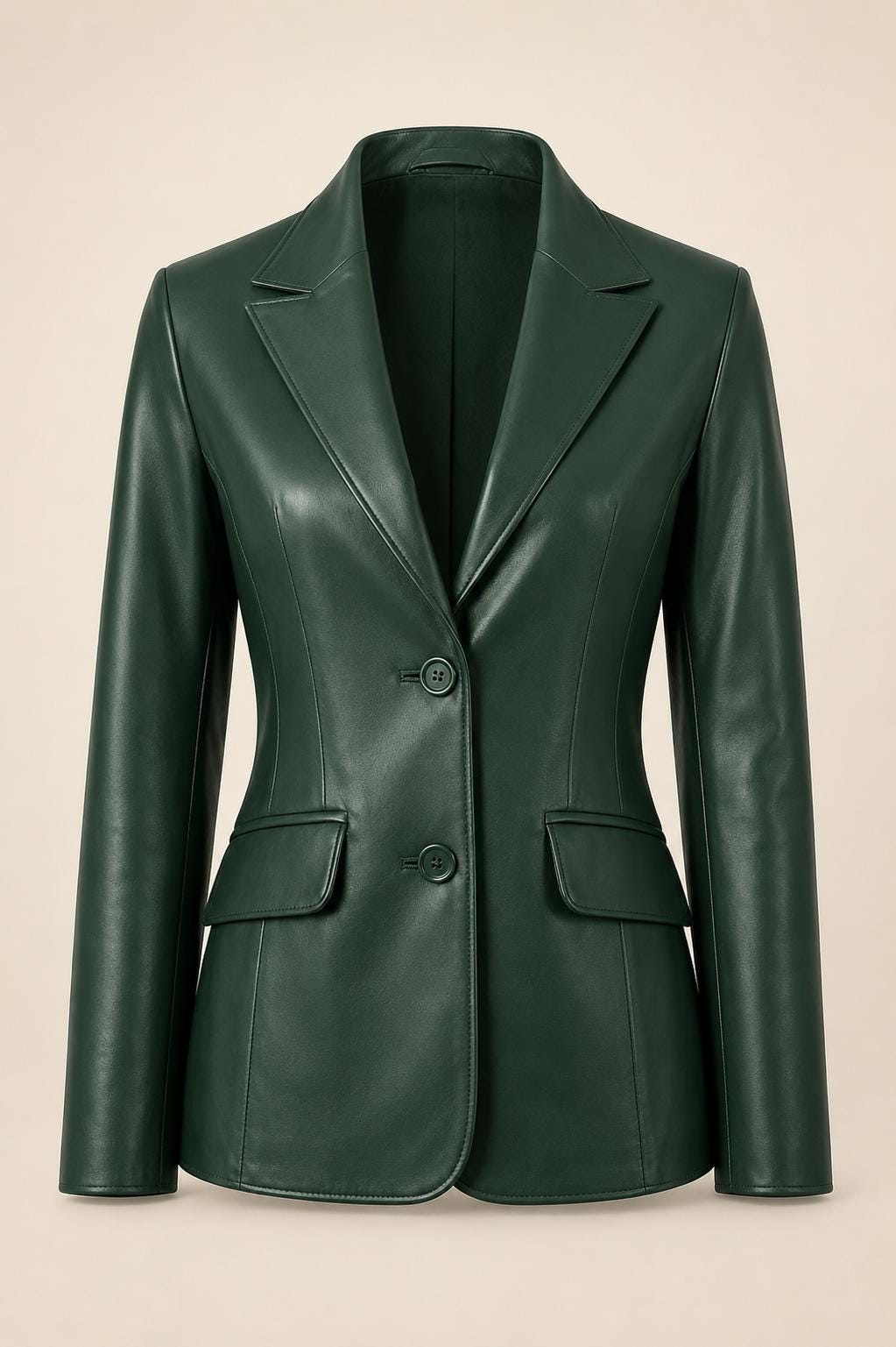 green leather blazer dress GOLD-SEQUIN