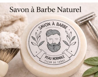 Natuurlijke scheerzeep – Normale huid – Frisse geur – Traditioneel scheren – Cadeau voor mannen