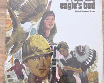 Rare Wilfred Numkena From the Eagle's Bed Vinyl LP Blue Eagle Records shrink