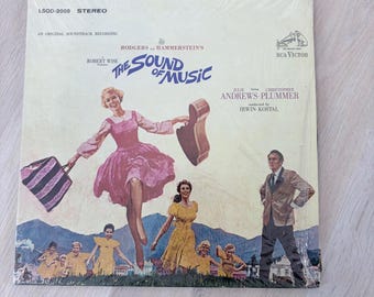 The Sound of Music Original Soundtrack Vinyl LP RCA Victor LSOD-2005 in shrink