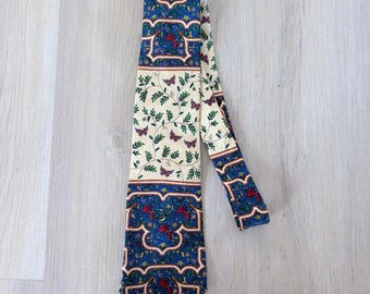Vintage 1996 Rush Limbaugh No Boundaries Silk Tie artsy colorful Bird 58x4