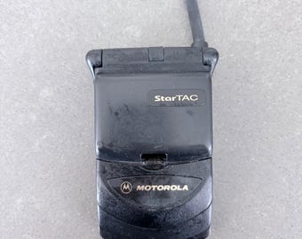 Motorola StarTAC ST7868W Vintage Klapphandy Schwarz Verizon Dual Band UNGESTEUERT
