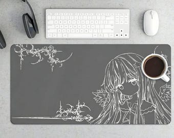 Tapis de bureau anime ange gothique