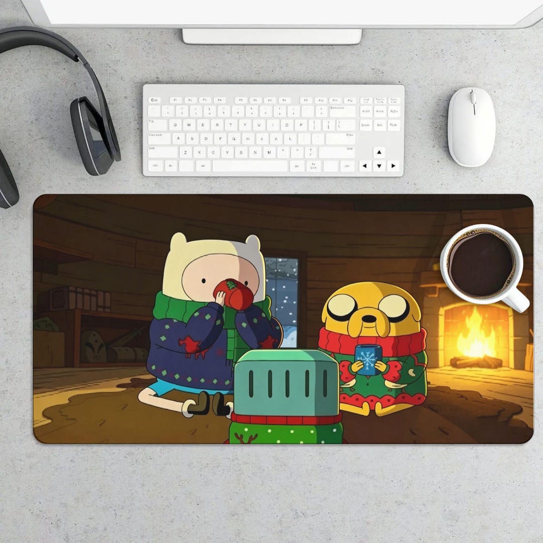 Adventure Time Finn and Jake Extended Desk Mat - Etsy