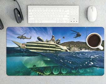 Tapis de bureau de jeu Anime, tapis de souris étendu, configuration de grand bureau