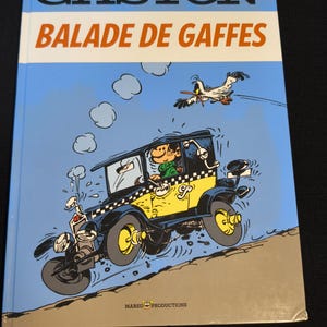 Gaston - Balade de Gaffes - Marsu Production edition - från 2006 (Nedre högra främre hörnet skadat) Utgåva specialproducerad för Total.