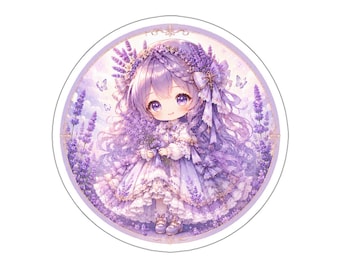 Lavender Princess Blush Sticker