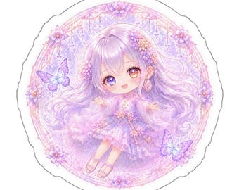 Lavender Dream Chibi Sticker
