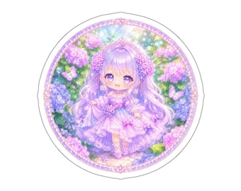 Blooming Hydrangea Princess Sticker