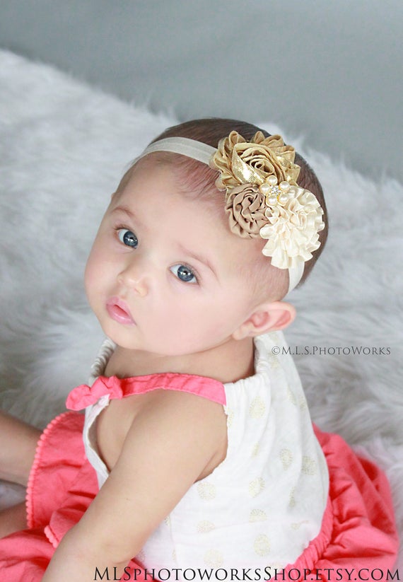 baby flower headband