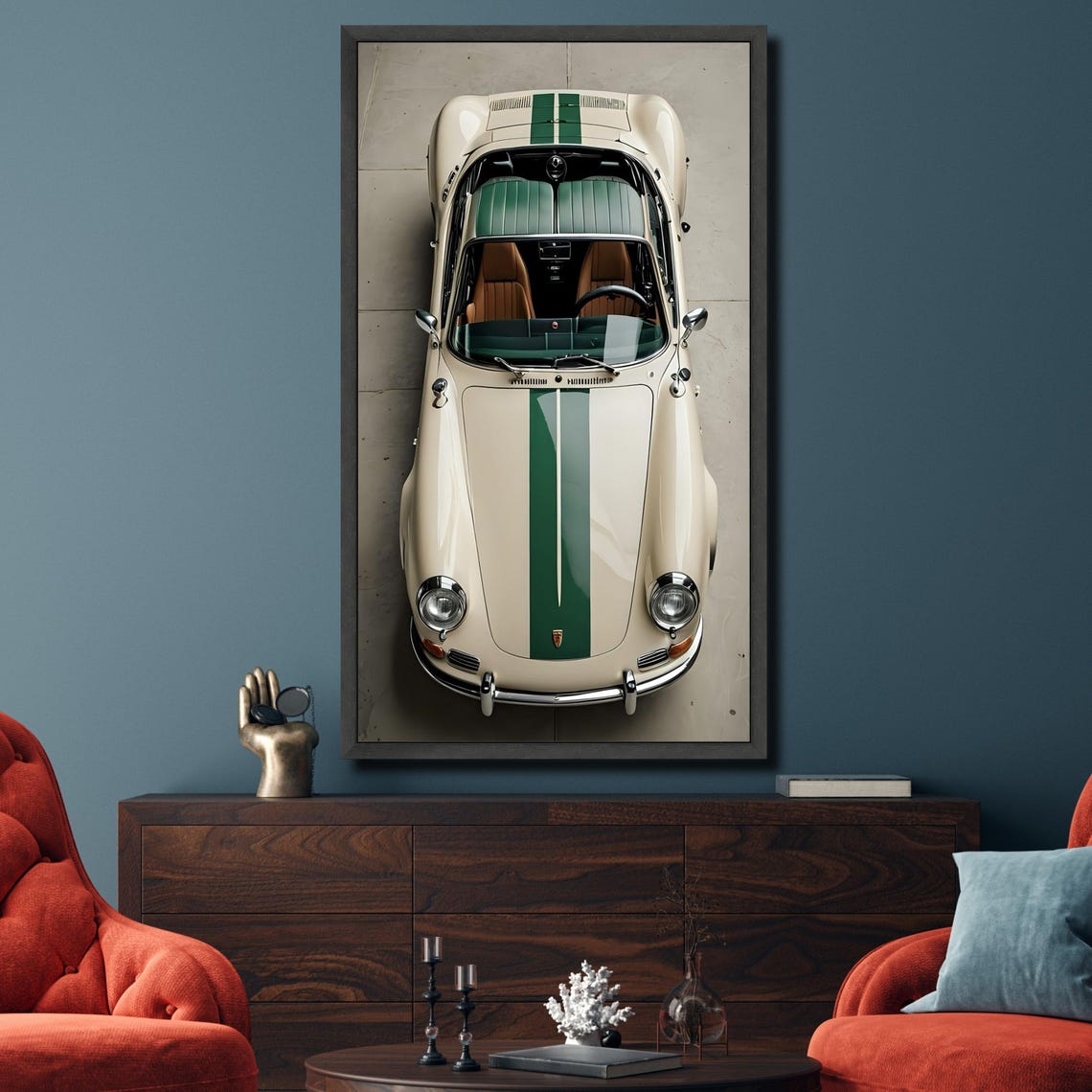 Classic Car Canvas Art Vintage Car Wall Print Retro Automobile Poster classic-car-canvas-art-vintage-car-wall-print-retro-automobile-poster