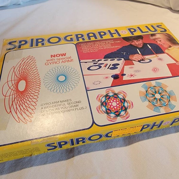 Complete Original Vintage Spirograph Plus w Box & Manual