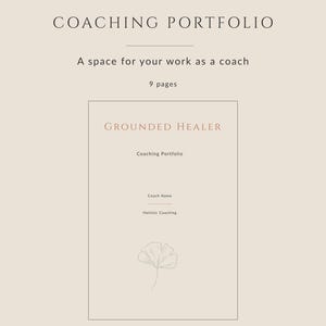Coaching Portfolio Template Canva, Canva Template for Coaches, Life Coach Portfolio, Branding Kit Coach, Guide & Copy Templates