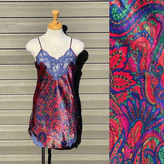 90s Vintage Victorias Secret Gold Label Silky Nightgown Short ...