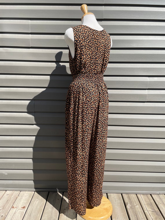 vintage leopard print matching set top and pants … - image 6