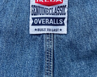 Vintage 90s Denim Overalls Ikeda Overalls Workwear Style Bibs - Etsy