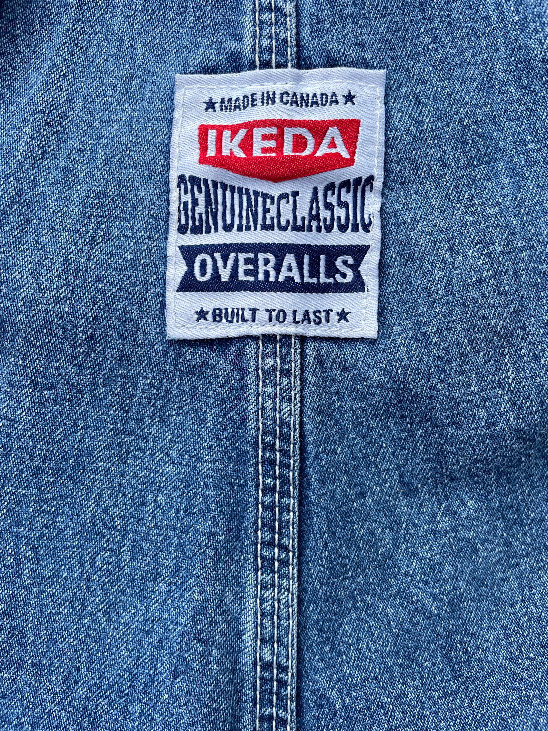 Vintage 90s Denim Overalls Ikeda Overalls Workwear Style Bibs - Etsy