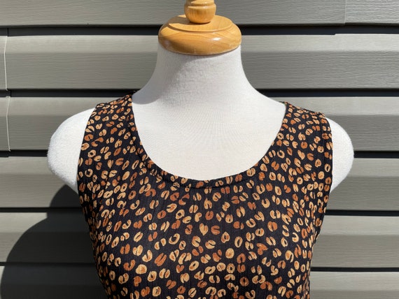 vintage leopard print matching set top and pants … - image 2