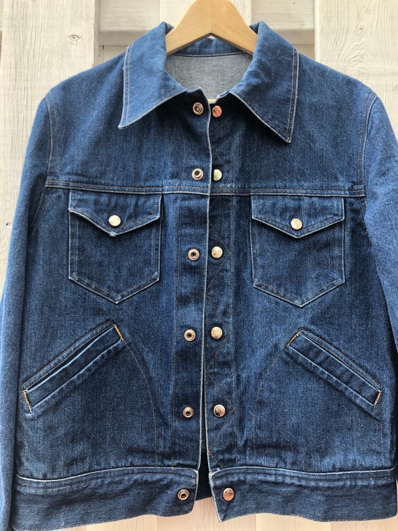 Vintage Jeansjacke Jeansjacke Druckknöpfe Cowboy Cowgirl - Etsy.de 新品在庫品 507bxx Gジャン/デニムジャケット