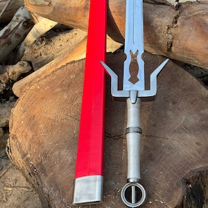 Réplica de acero de tamaño completo de la espada de la bruja Ciri y la espada de Geralt de Rivia