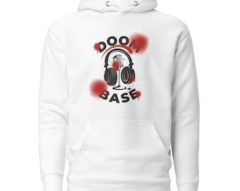 DOOMBASE シャドウ フリークエンシー パーカー – ダーク ストリートウェア オーディオ プルオーバー