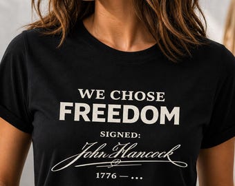 John Hancock Freedom T-shirt, Amerikas 250-årsjubileumströja
