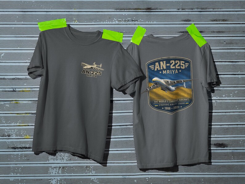AN-225 Mriya Shirt, Airlift Legend Tee, Aviation Lover Gift image 3