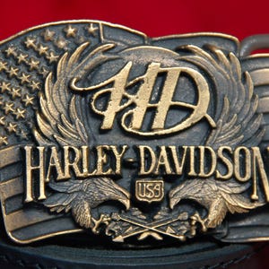 Harley-Davidson レザーベルト ドラゴンバックル Harley Davidson Dragon Belt Buckle - Etsy