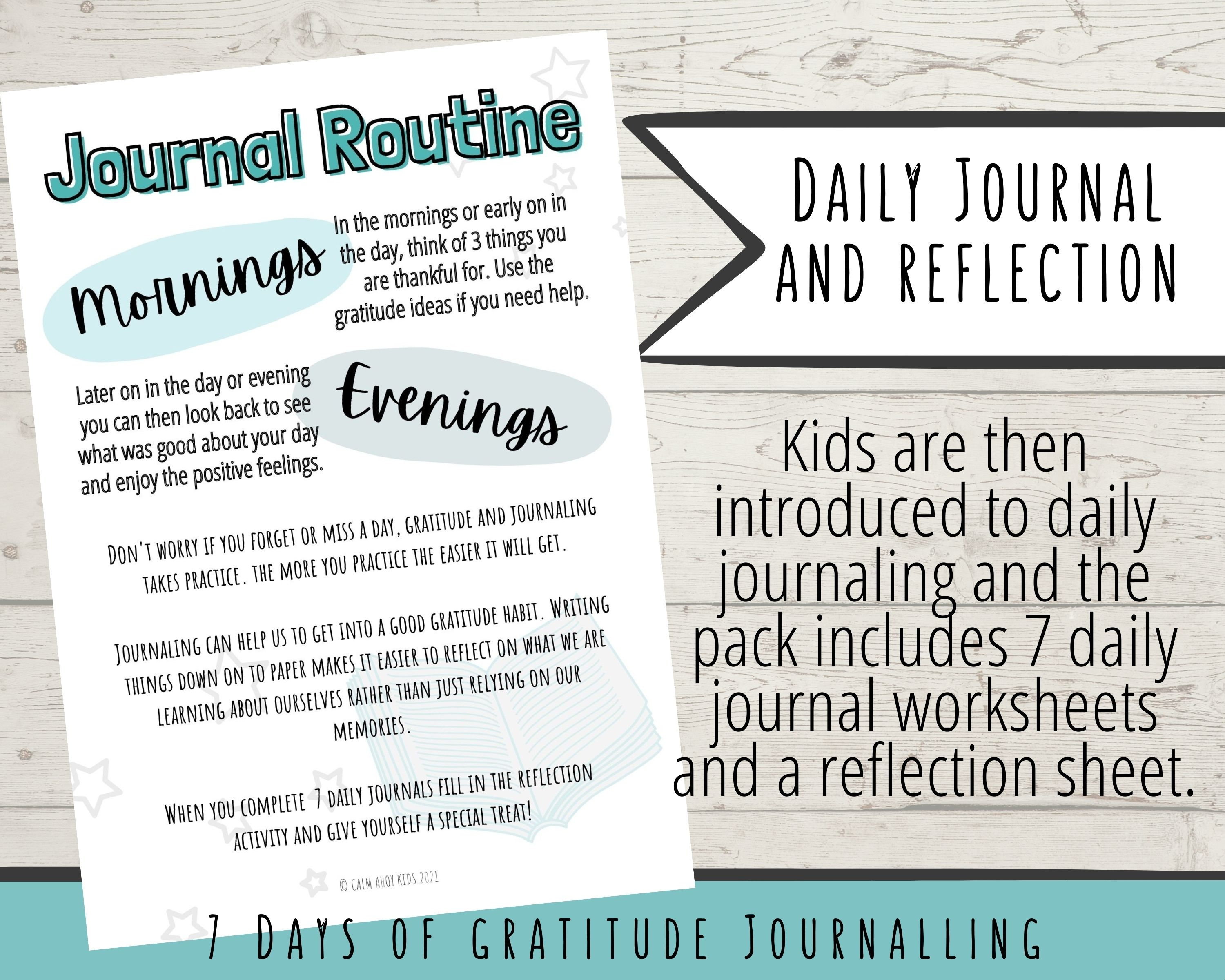 Printable Gratitude Workbook for Kids | Positivity and Mindset ...