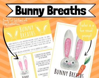 Bunny Breaths a beruhigendes, achtsames Atmen Aktivitätskit zum Ausdrucken