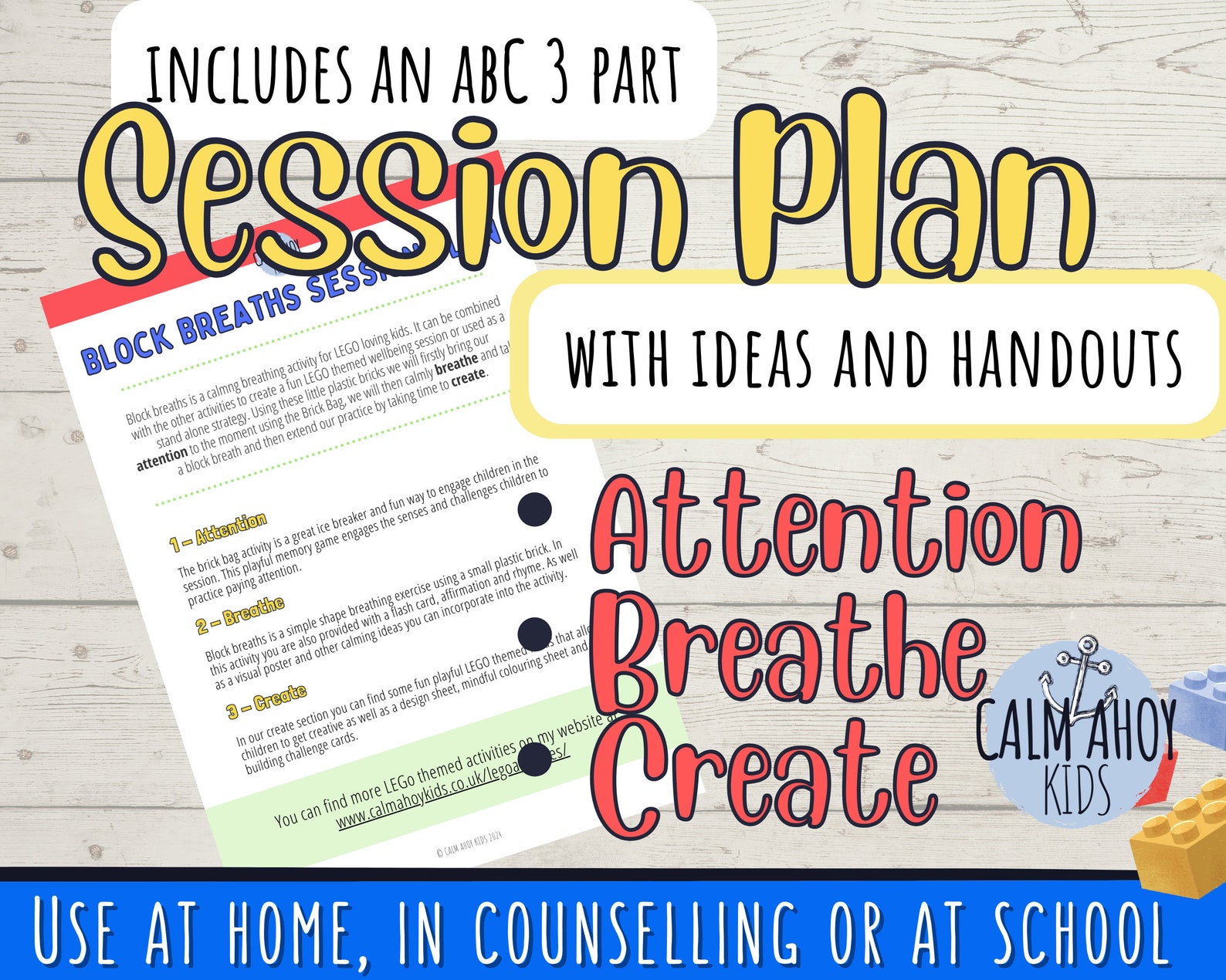 Brick Building Breathing Activity: Social Emotional Learning (PDF) - Etsy