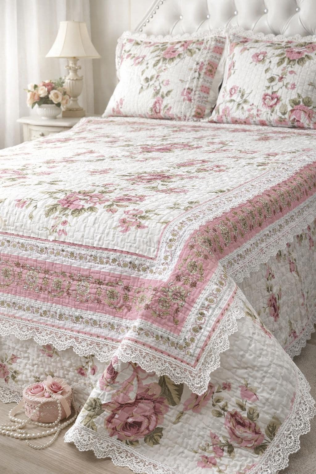 URROMA Tessuto In Pizzo Con Farfalla Ricamata, 9,1 M, Rosa | FindTheDeal