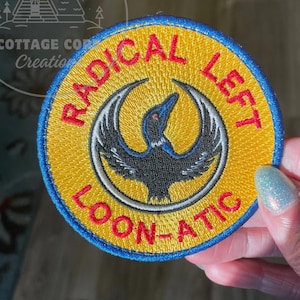 Radical Left Lunatic Rebel Alliance Loon Patch Star Wars Inpirered Embroidered Patch