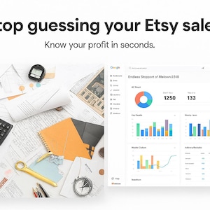 Etsy Seller AI System | Sales Tracker & Profit Dashboard | Excel Template + Listing Optimization Tool
