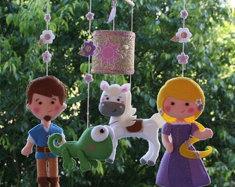 Rapunzel Mobile Etsy