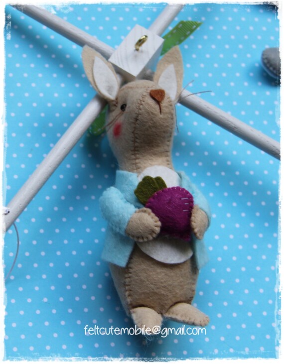 Crib Mobile Peter Rabbit Nursery Neutral Crib Mobile Nursery Etsy