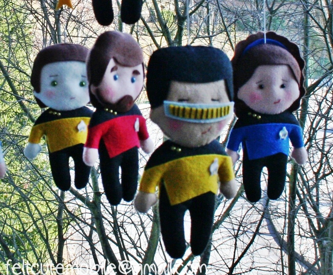 Baby Hanging Mobile Star Trek Characters Baby Crib Mobile Etsy