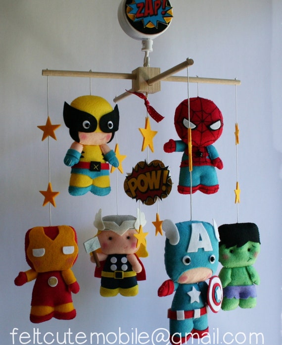 marvel themed baby nursery