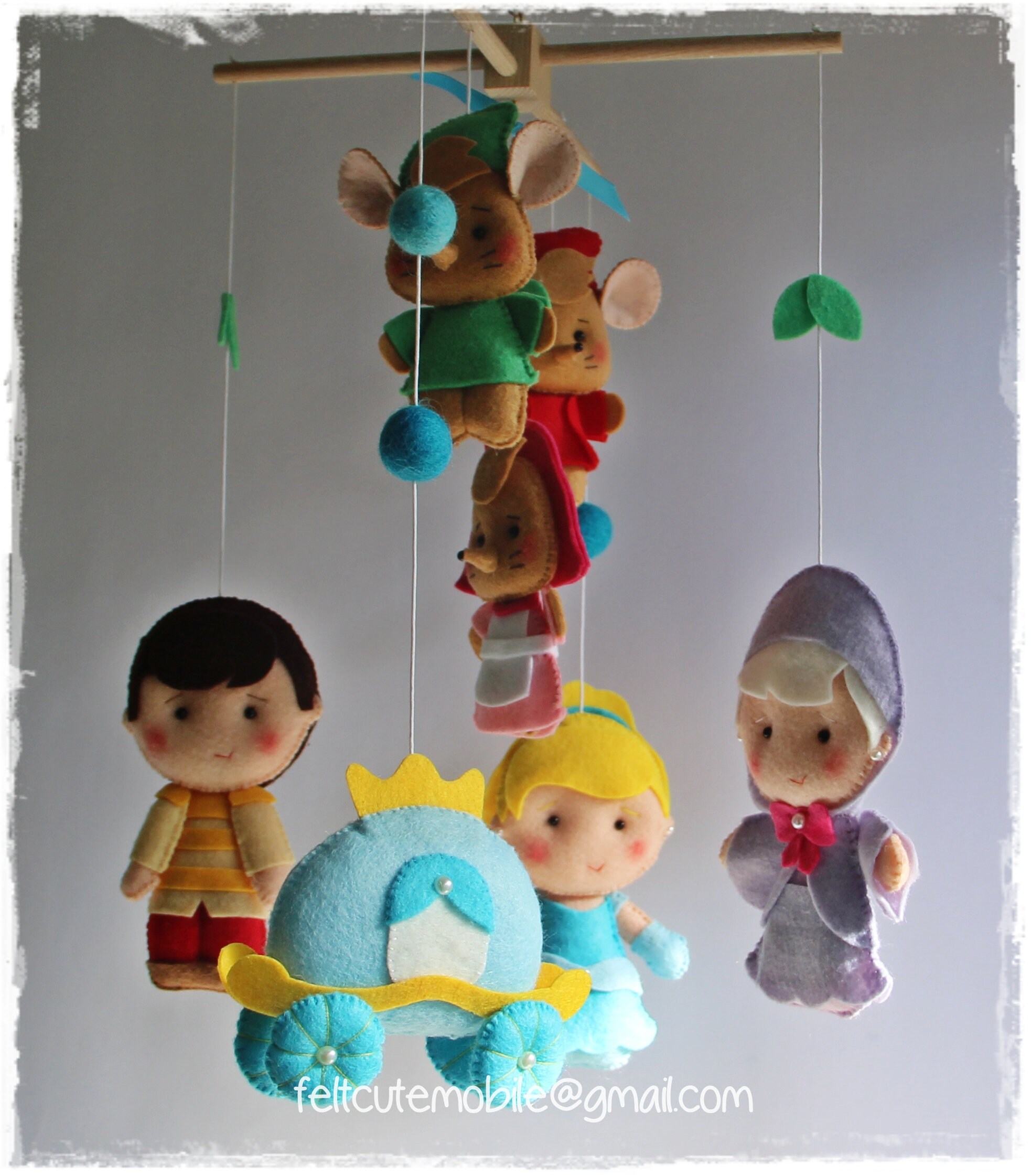 Cinderella Baby Mobile Baby Crib Mobile Princess Mobile Girl Etsy
