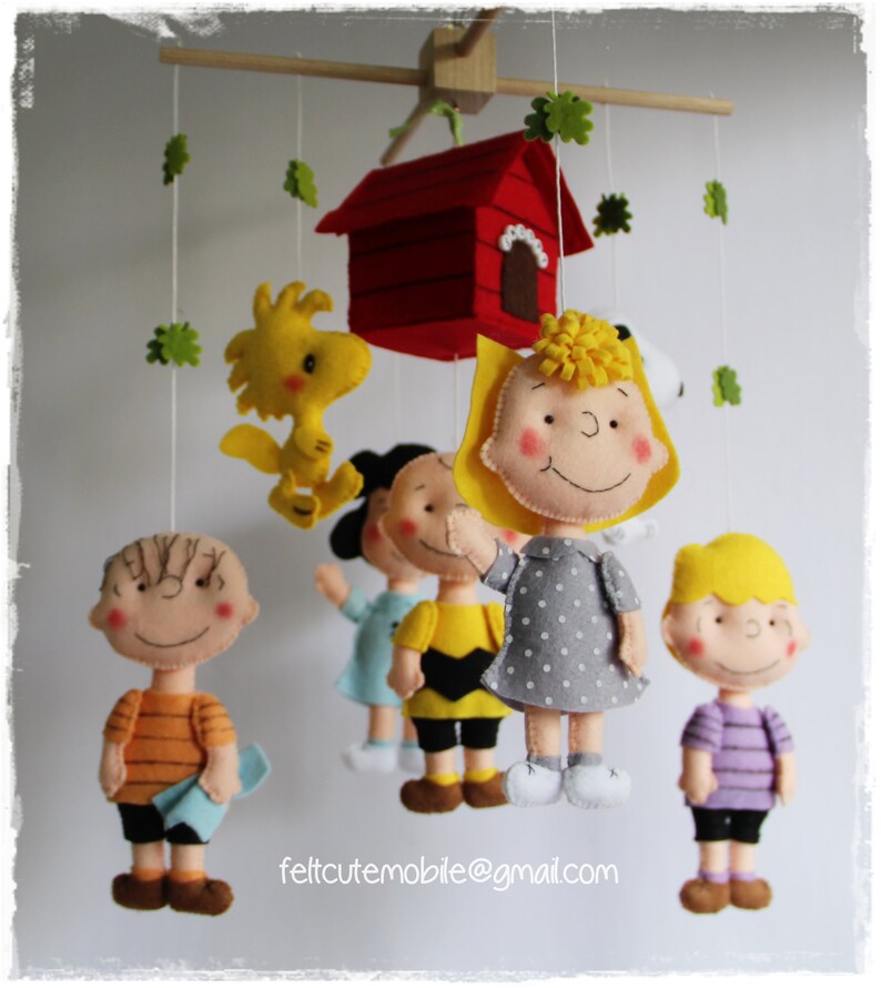 Peanuts snoopy nursery decor ceiling happy birthday crib Etsy