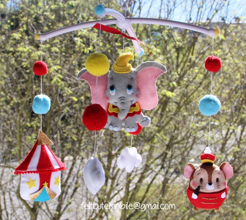 dumbo baby cot mobile