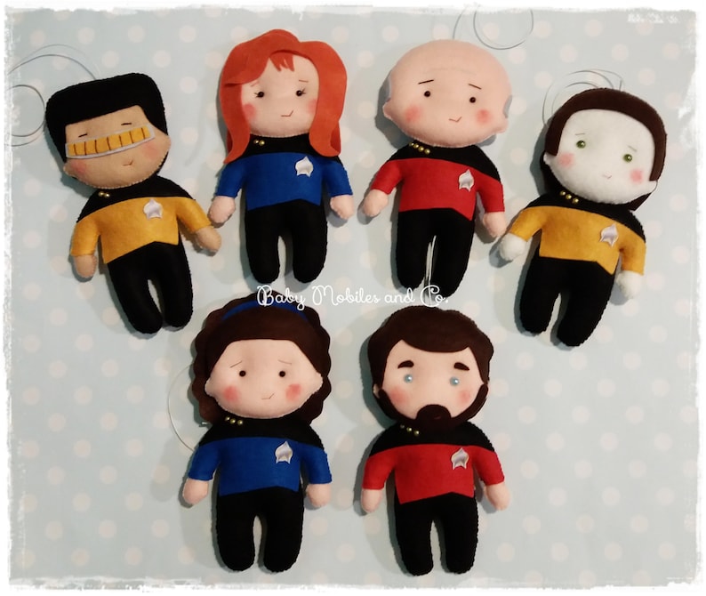 Mobile star trek baby gift decor nursery bending baby boys Etsy