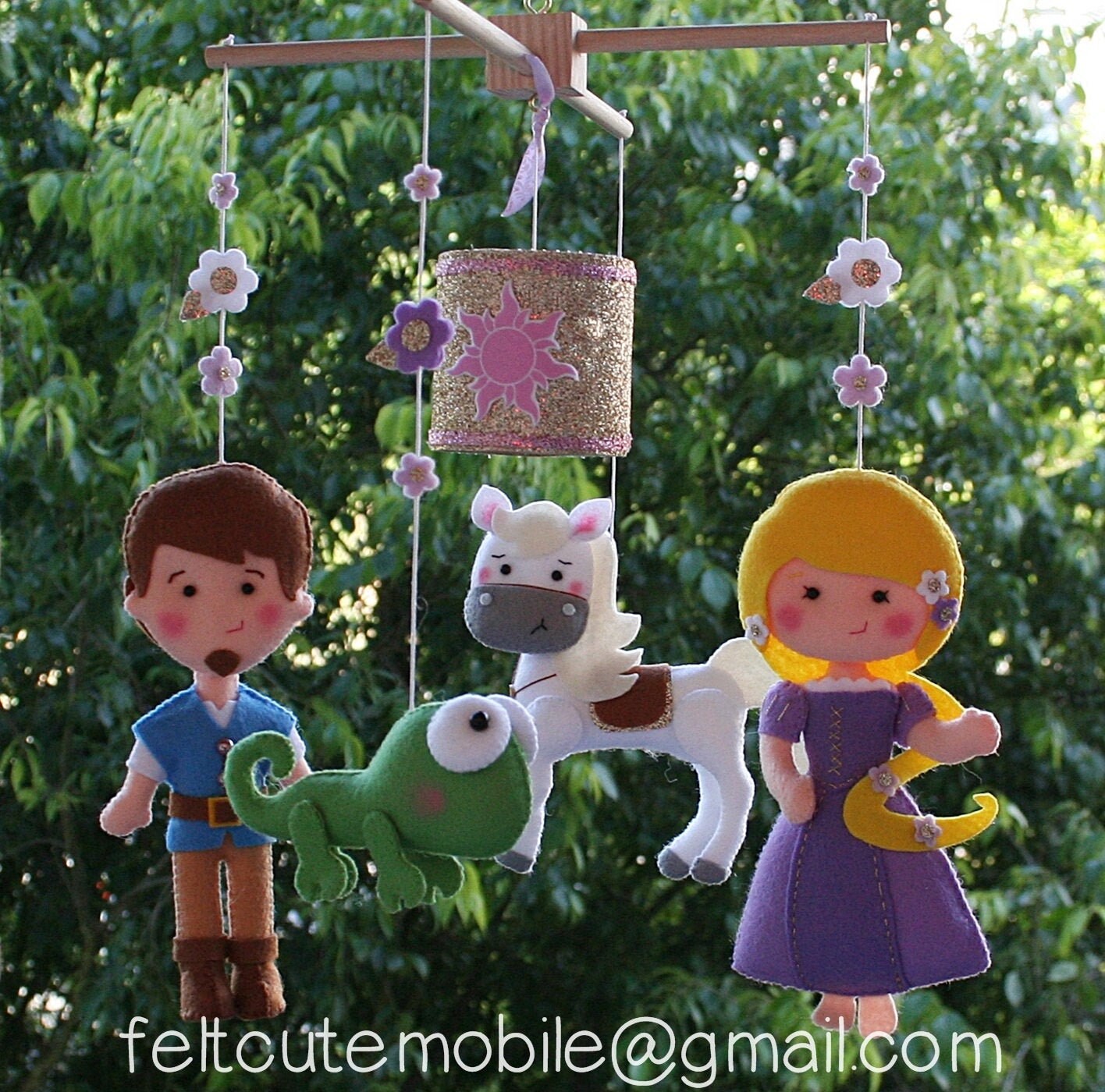 Rapunzel Mobile Unique Gift Hanging Mobile Baby Mobile Baby Crib Mobile Nursery Baby Shower Unique Baby Gift Bebe Mobile Inspired By Disney