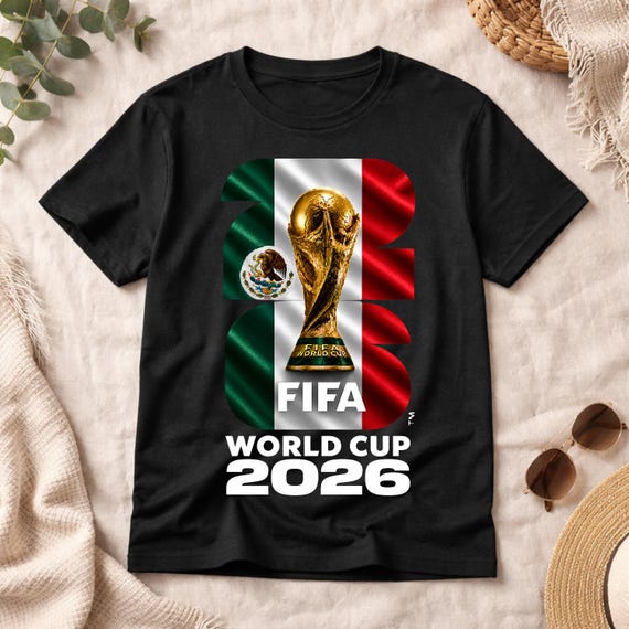 Mexico 2026 Football PNG, Mexican Flag Fan Graphic, Championship Soccer Supporter Design (Digital Download)