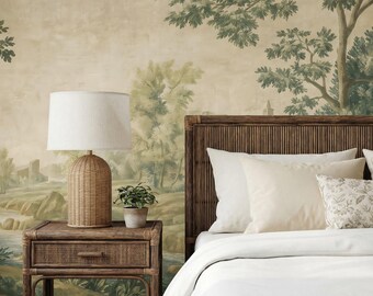 Classical Landscape Wall Mural: Peel and Stick Wallpaper
