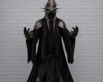 Medieval Nazgul Witch-King Armor Costume Set: Medieval Dark Lord Cosplay